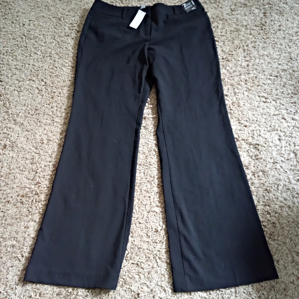 Bootcut black dress pants